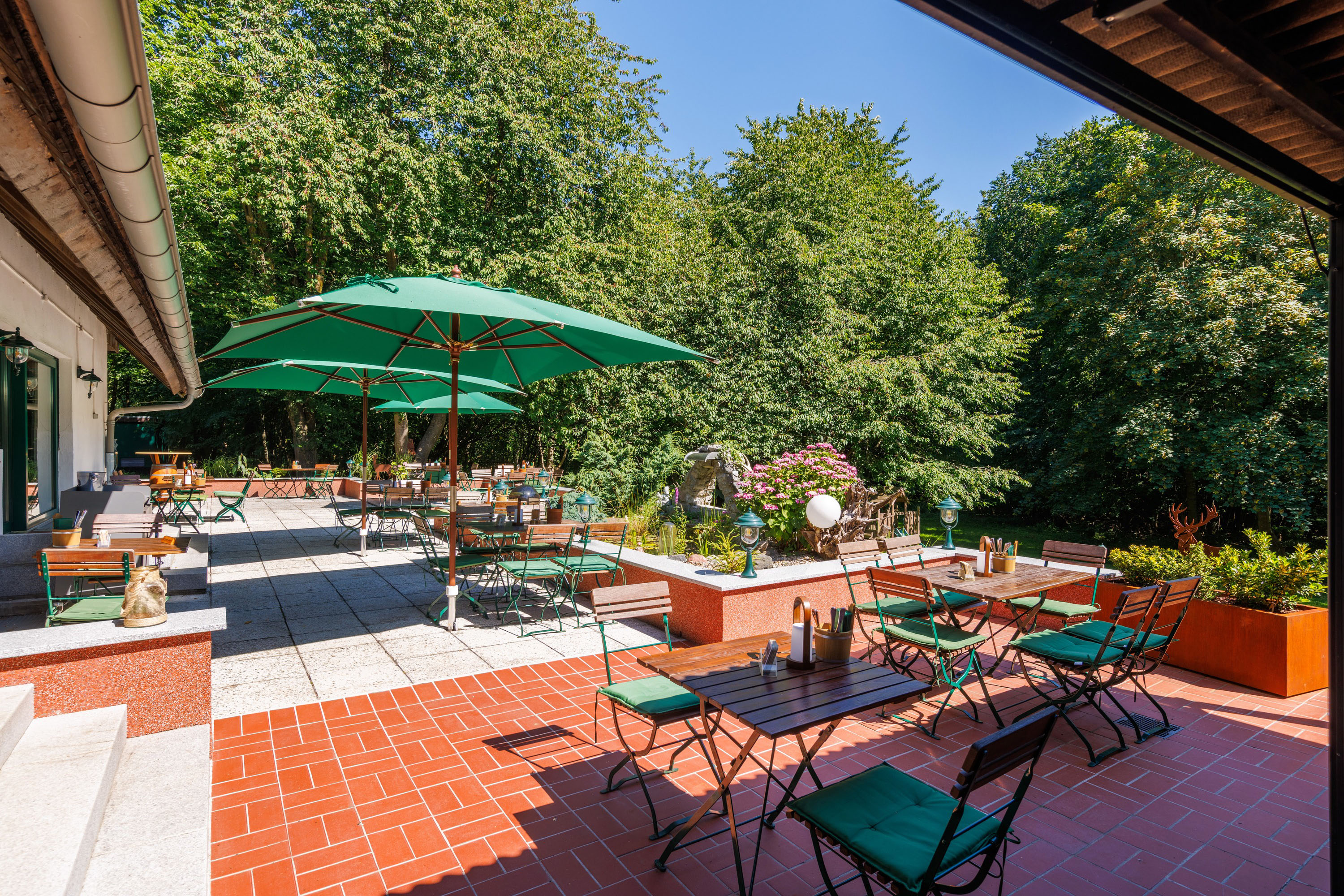 Grillterrasse Jägerhütte Putbus